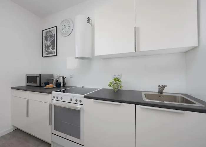 Blue In With Desk For Remote Work And Parking By Renters Apartment *